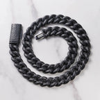 Lab-Created Moissanite Cuban Link Necklace