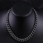 Lab-Created Moissanite Cuban Link Necklace