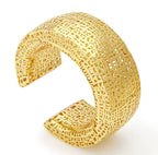 3D Hollow Gold lettering Cuff