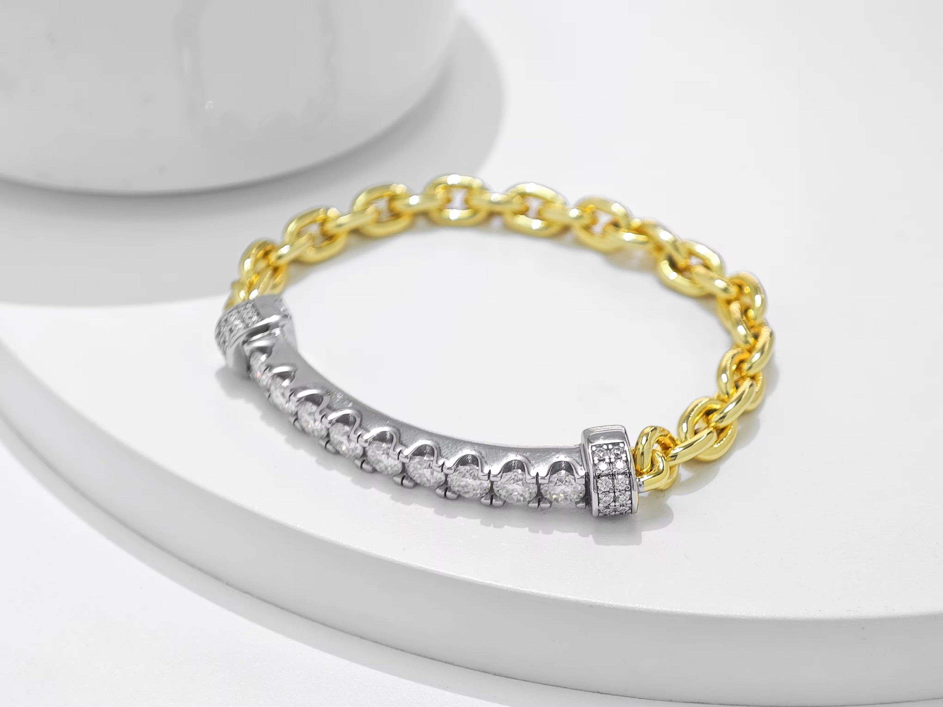 Lab Moissanite Bracelet