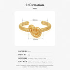 SU Gold Infinity Knot Cuff