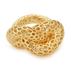 SU Gold Infinity Knot Ring